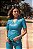 T-Shirt de couro decote V - Imagem 1