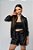 Shorts de Couro Beatriz com faixa - Imagem 1