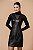 Vestido Curto Couro Pelica Zíper - Imagem 1