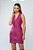 Vestido Curto Couro Pelica Zíper - Imagem 1