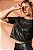 T-shirt de couro perfurada - Imagem 1