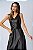 Vestido Midi Evasê em Couro - Imagem 2