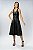 Vestido Midi Evasê em Couro - Imagem 1