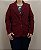 Blazer de jeans feminino bordô com elastano - Imagem 1