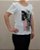 Blusa off white de viscose  com babados - Imagem 1