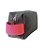 Necessaire quadradinha prata brilho alça Pink - Imagem 2
