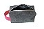 Necessaire quadradinha prata brilho alça Pink - Imagem 3