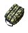 Necessaire mini dupla camuflado verde alça preto - Imagem 3