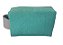 Necessaire Quadradinha Menta alça cinza - Imagem 1