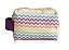 Necessaire Quadradinha Zigzag com lilás - Imagem 2