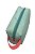 Necessaire Quadradinha lona azul alça Pink - Imagem 3