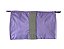 Necessaire Trancoso nylon lilás faixa cinza - Imagem 1