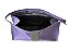 Necessaire Trancoso nylon lilás faixa cinza - Imagem 3