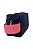 Necessaire Quadradinha jeans brilhante alça pink - Imagem 2