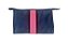 Necessaire Trancoso jeans brilho faixa pink - Imagem 1