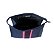 Necessaire Trancoso jeans brilhante faixa azul marinho - Imagem 3