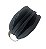 Necessaire mini dupla neoprene preto alça bege - Imagem 3