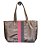 Bolsa Paris cobre com faixa cinza e pink - Imagem 1