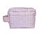 Necessaire Rafa xadrez rosa - Imagem 1