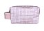 Necessaire Quadradinha xadrez rosa - Imagem 1