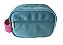 Necessaire mini dupla Acqua turquesa alça pink - Imagem 1
