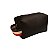 Necessaire quadradinha neoprene alça listrada vermelho e azul - Imagem 2