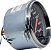 Velocimetro Fusca 110mm 2 Odometros e Sinaleira Original Cronomac 200km/h Fundo Preto - Imagem 2