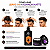 Kit Leave-In + Pomada Matte Black White para Cabelo Masculino Anti Frizz e Fixação Natural - Imagem 3