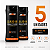 Kit 5 Leave-In Hidratante Anti-Frizz Cabelo Masculino Jaboque 240ml - Imagem 1