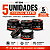 Kit 5 Pomada Efeito Matte Cabelo Natural 80g Jaboque Brasil - Imagem 1