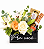 Arranjo de flores nobres com Chandon e Chocolate - Imagem 1