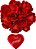 Buquê de 12 Rosas Vermelhas Com Chocolate Lindt Lindor - Imagem 1