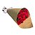 Buquê Minimalista de 12 rosas Vermelhas no Papel Kraft - Imagem 1