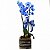 Orquídea Azul No Cachepô Rustico - Imagem 2