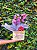 Sacolinha De Palha com Mini Orquídea e Chocolate Lindt Heart - Imagem 3