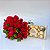 Apaixonante Buquê De 20 rosas com Ferrero rocher - Imagem 3