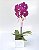 Orquídea Pink Cascata No Vaso Espelhado - Imagem 4