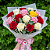 Buquê de 15 Rosas Coloridas: Celebração e Alegria - Imagem 3