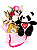 Arranjo Fofura de Flores Com Panda & Chocolate - Imagem 1