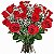 Buquê tradicional de 15 Rosas vermelhas com Egípcios - Imagem 1