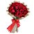Deslumbrante Buquê de 25 rosas Vermelhas no Crepom Italiano - Imagem 3