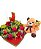 Buquê de Amor: 6 Rosas Vermelhas com Urso de Pelúcia" - Imagem 2