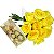 Buquê 12 Rosas Amarelas com Ferrero Rocher - Imagem 2