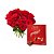 Buquê 24 Rosas Vermelhas com Lindt 112g - Imagem 3