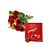 Buquê de 12 Rosas Vermelhas com Lindt 112g - Imagem 3
