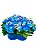 Luxuoso Box de Coração com Rosas Azuis - Imagem 4