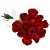 Almofada "Sou feliz ao seu lado" + Buquê 12 Rosas - Imagem 2