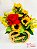 Arranjo de Girassol & Rosas Com Amor - Imagem 3