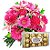 Luxuoso buquê de flores pink - Imagem 1
