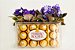 Violetas nobres no cachepô com Ferrero Rocher - Imagem 1